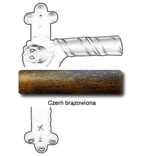 Czerń brązowiona