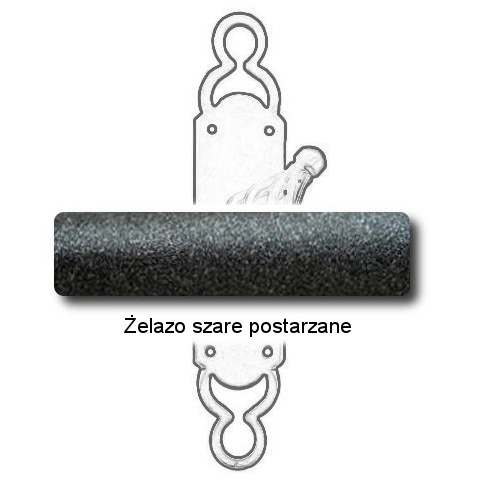 Żelazo szare postarzane