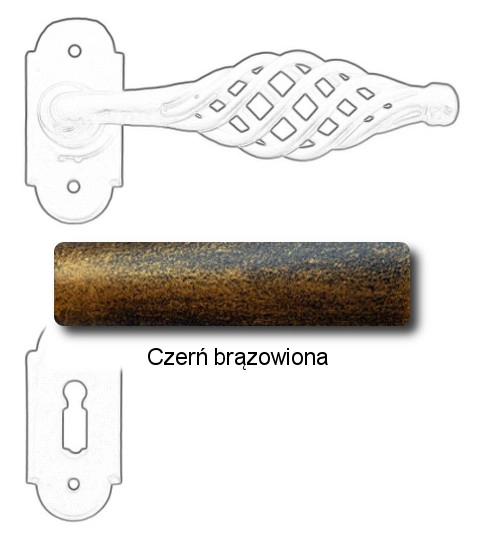 Czerń brązowiona