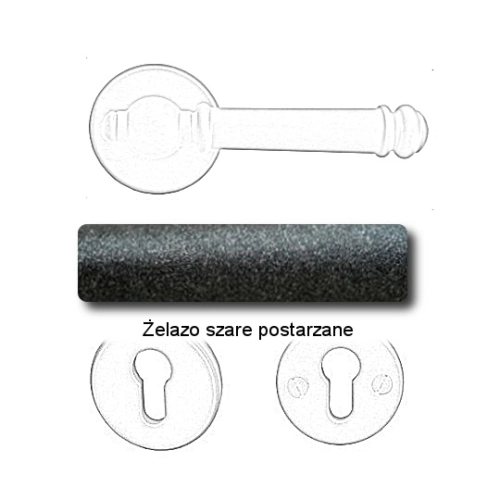 Żelazo szare postarzane