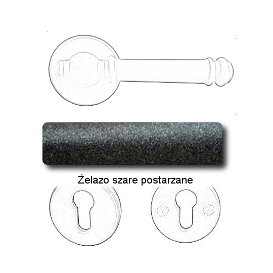 Żelazo szare postarzane