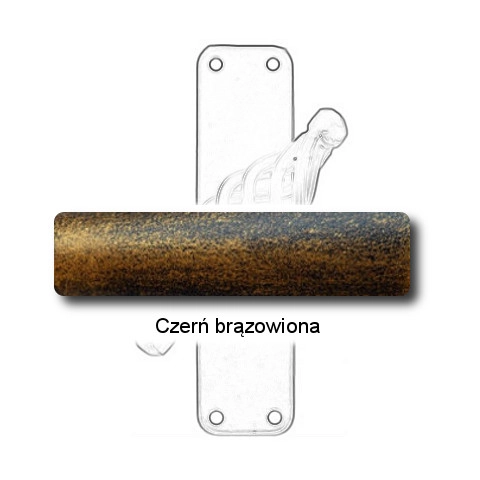 Czerń brązowiona
