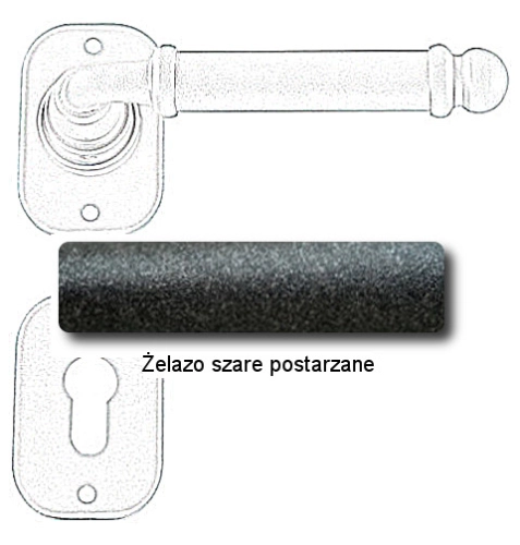 Żelazo szare postarzane