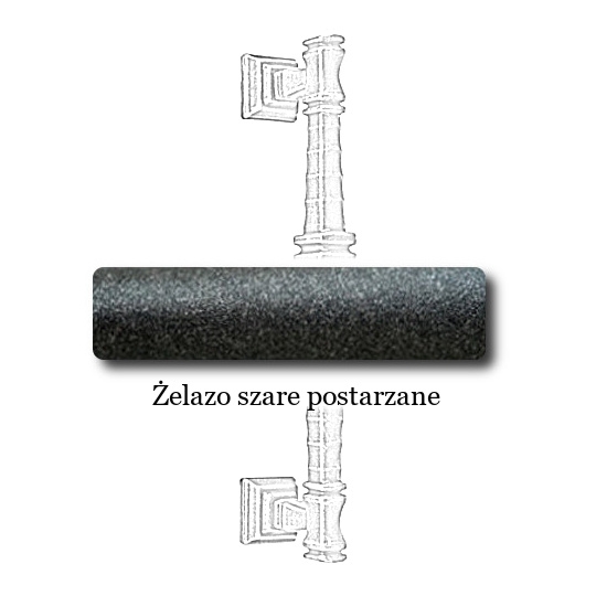 Żelazo szare postarzane