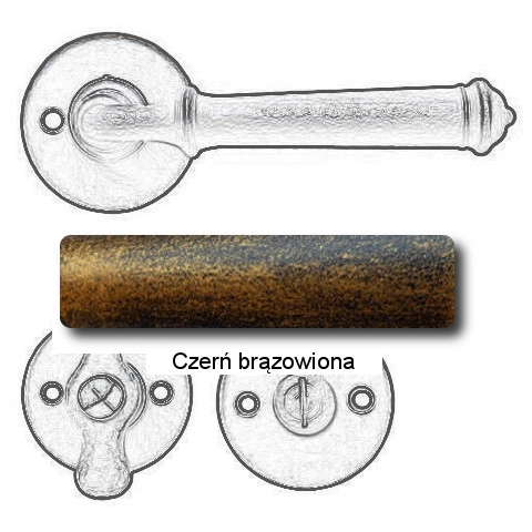 Czerń brązowiona