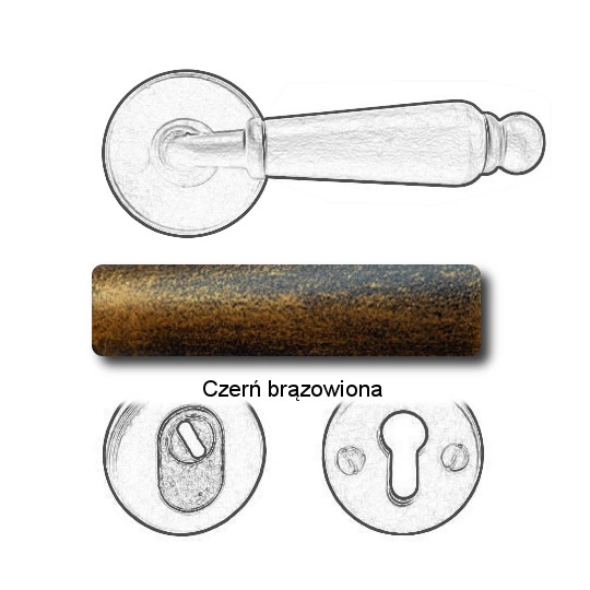 Czerń brązowiona