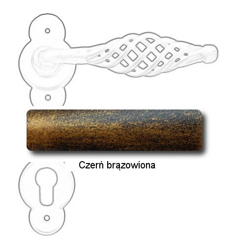 Czerń brązowiona