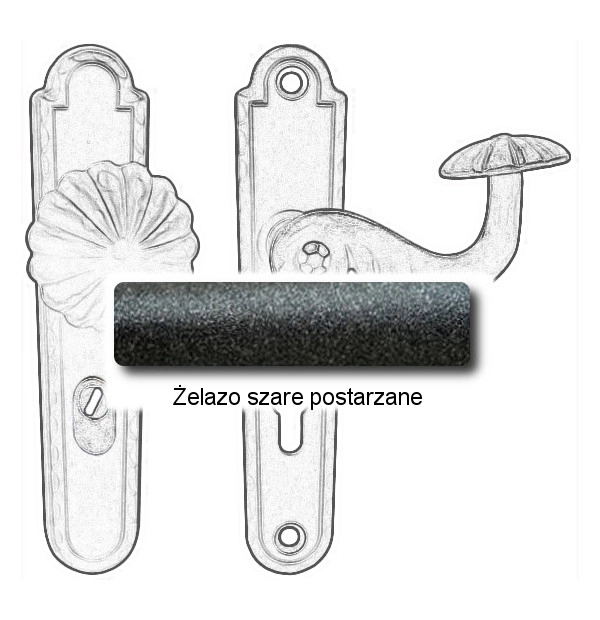 Żelazo szare postarzane