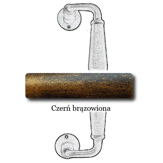 Czerń brązowiona
