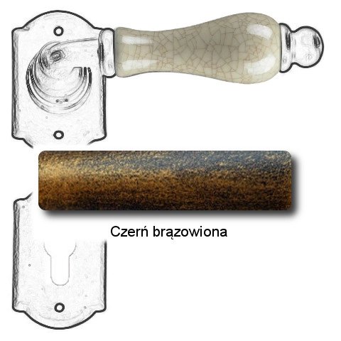 Czerń brązowiona