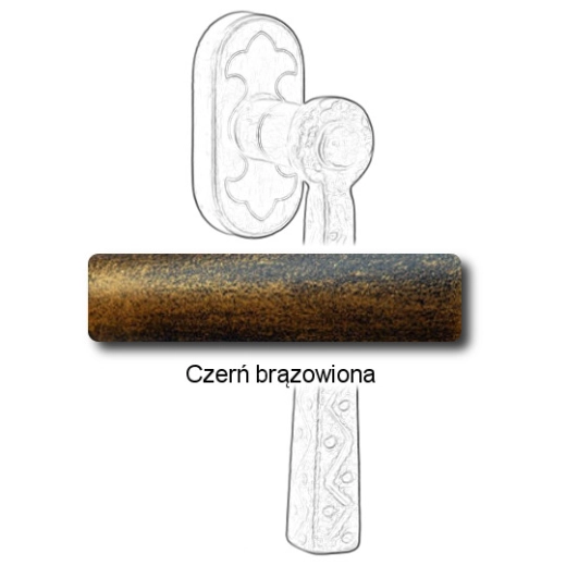 Czerń brązowiona