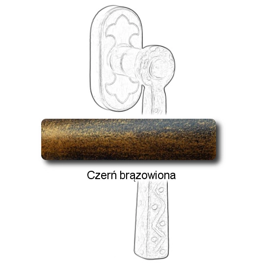 Czerń brązowiona