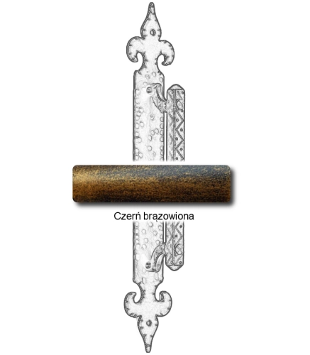 Czerń brązowiona