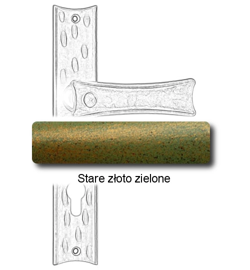 Stare złoto zielone