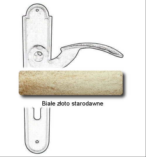 Białe złoto starodawne