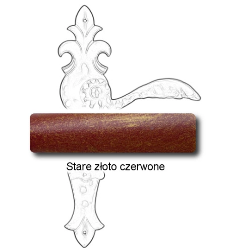 Stare złoto czerwone