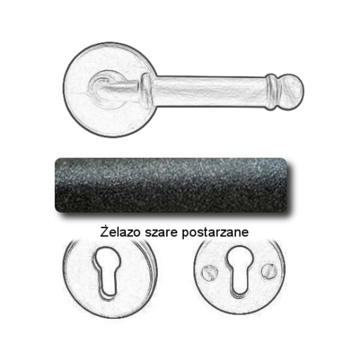 Żelazo szare postarzane