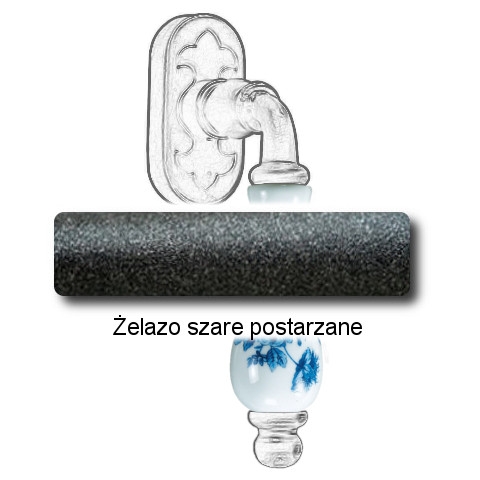 Żelazo szare postarzane