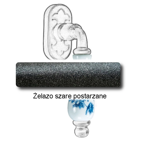 Żelazo szare postarzane