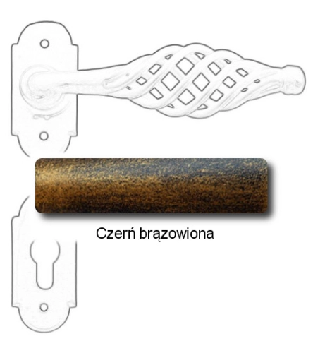 Czerń brązowiona