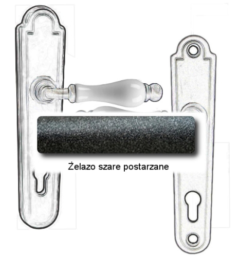 Żelazo szare postarzane