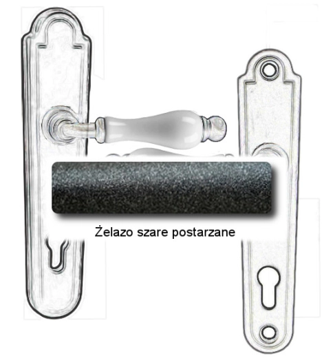 Żelazo szare postarzane