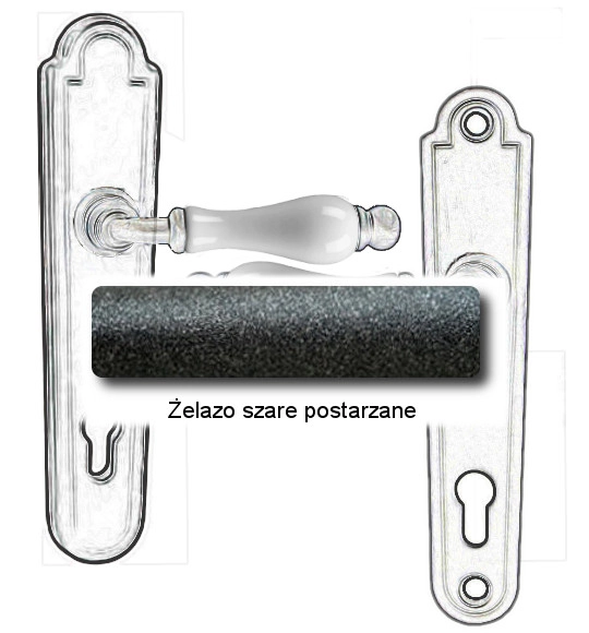 Żelazo szare postarzane