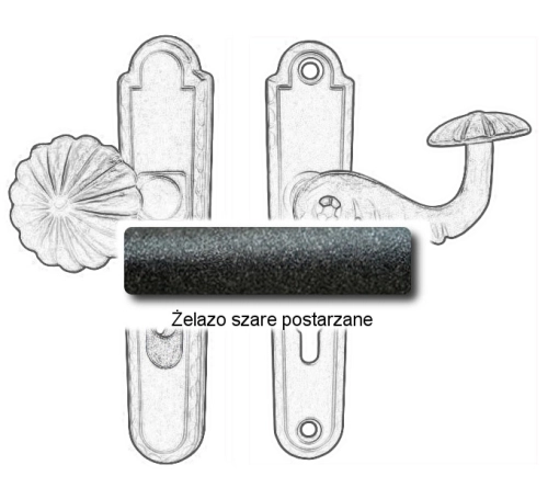 Żelazo szare postarzane