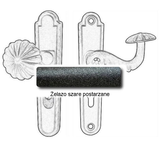 Żelazo szare postarzane
