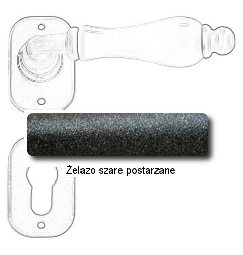 Żelazo szare postarzane