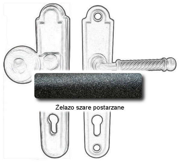 Żelazo szare postarzane