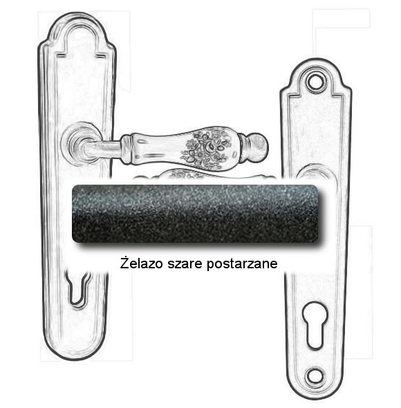 Żelazo szare postarzane