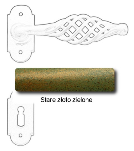 Stare złoto zielone