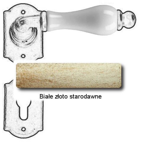 Białe złoto starodawne