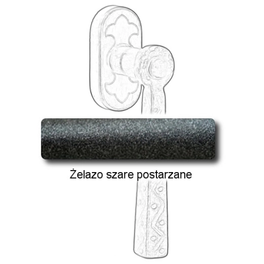 Żelazo szare postarzane