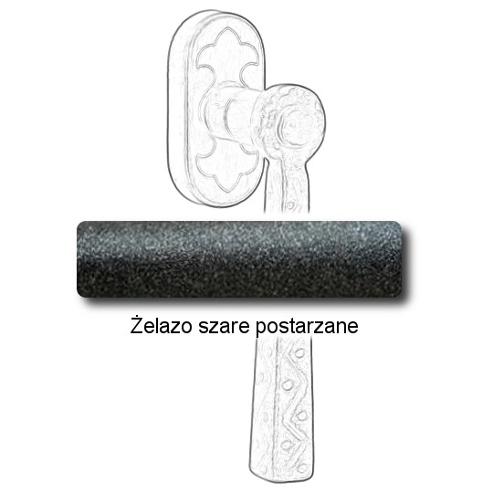 Żelazo szare postarzane