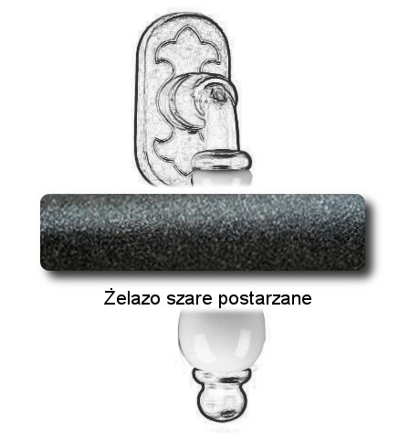 Żelazo szare postarzane