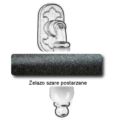 Żelazo szare postarzane