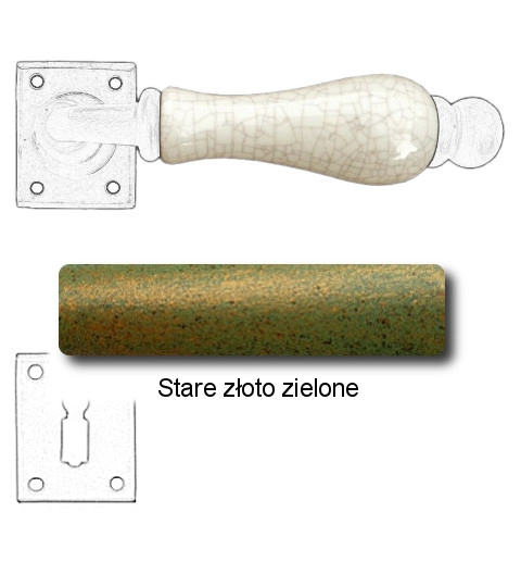 Stare złoto zielone