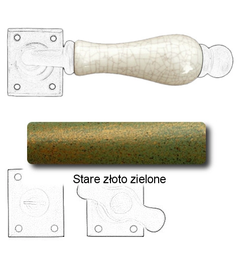 Stare złoto zielone