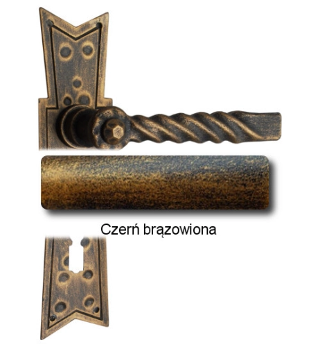 Czerń brązowiona