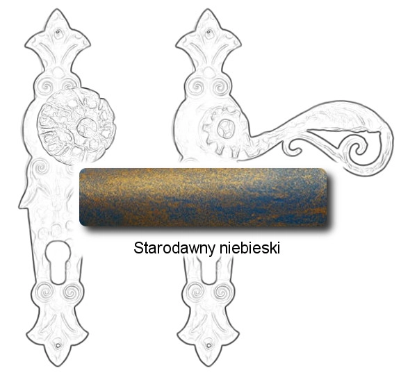 Klamko-gałka stała Abella 505