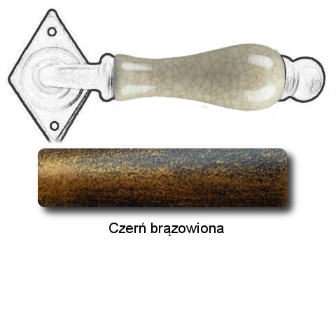 Czerń brązowiona