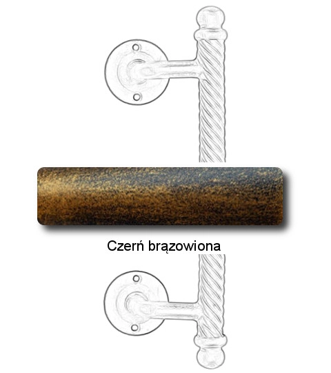 Czerń brązowiona