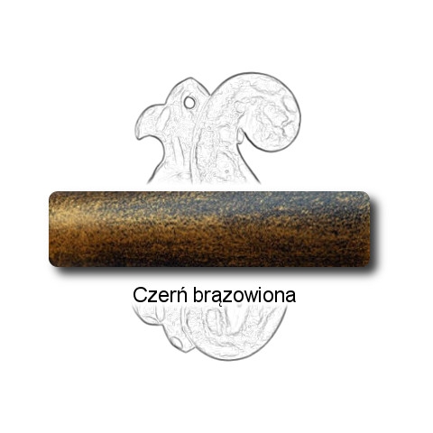Czerń brązowiona