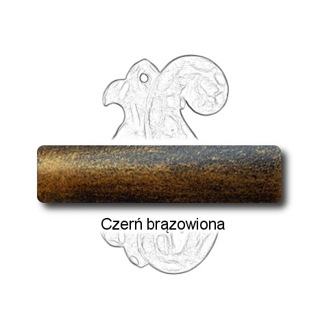 Czerń brązowiona