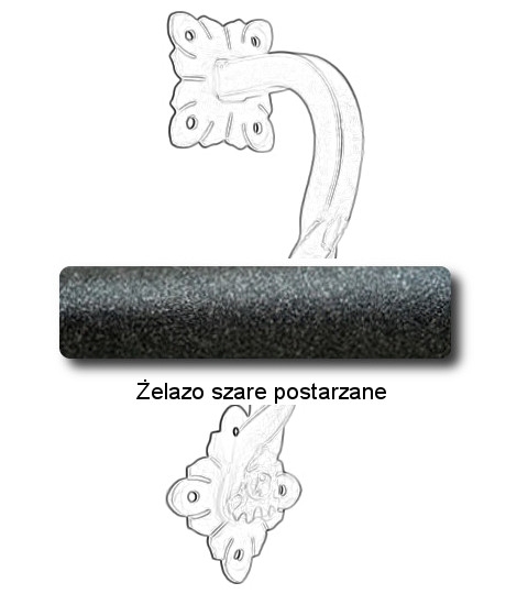 Żelazo szare postarzane