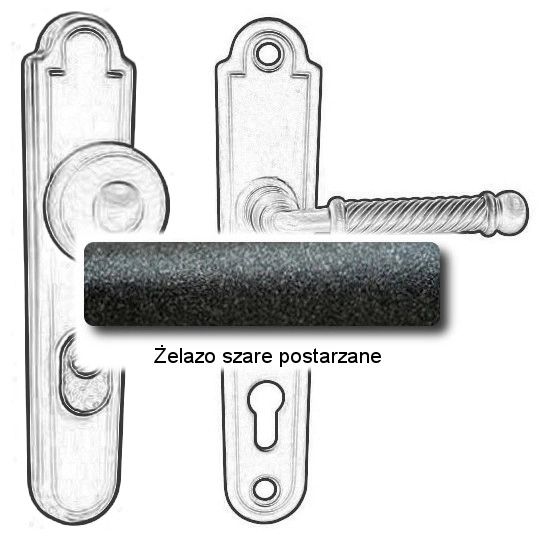 Żelazo szare postarzane