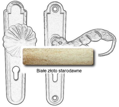 Białe złoto starodawne