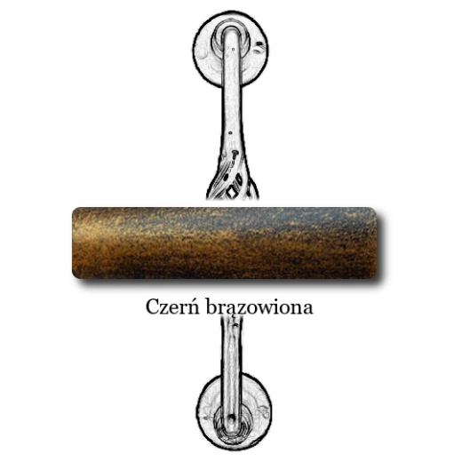 Czerń brązowiona